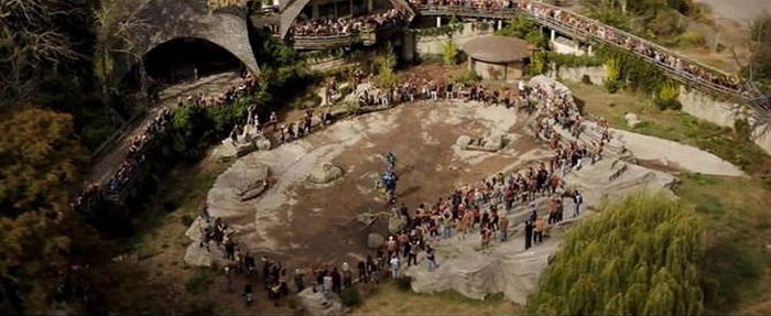 Belle Isle Childrens Zoo - Still Photo From Real Steel Film Shot On Belle Isle (newer photo)